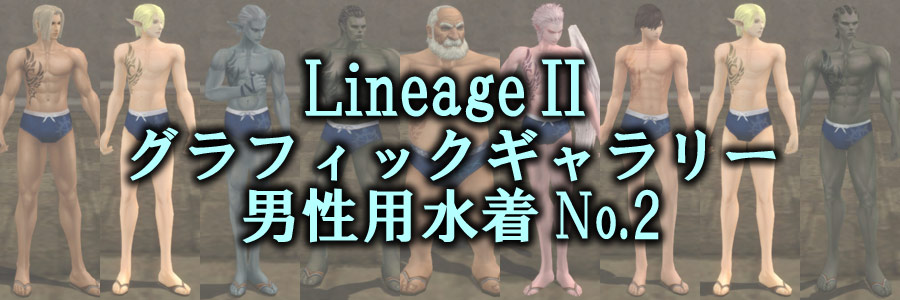 リネージュIIの男性用水着No.2のグラフィックギャラリー